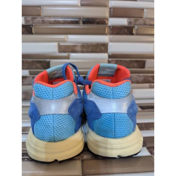 Adidas ZX Torsion Shoes Mens 7.5 Cyan Mesh Athletic